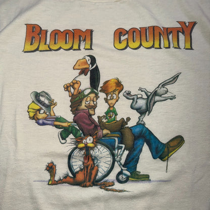 Bloom County Comic Strip 1984 VTG T Shirt 80s Single Stitch Graphic Cat Animal