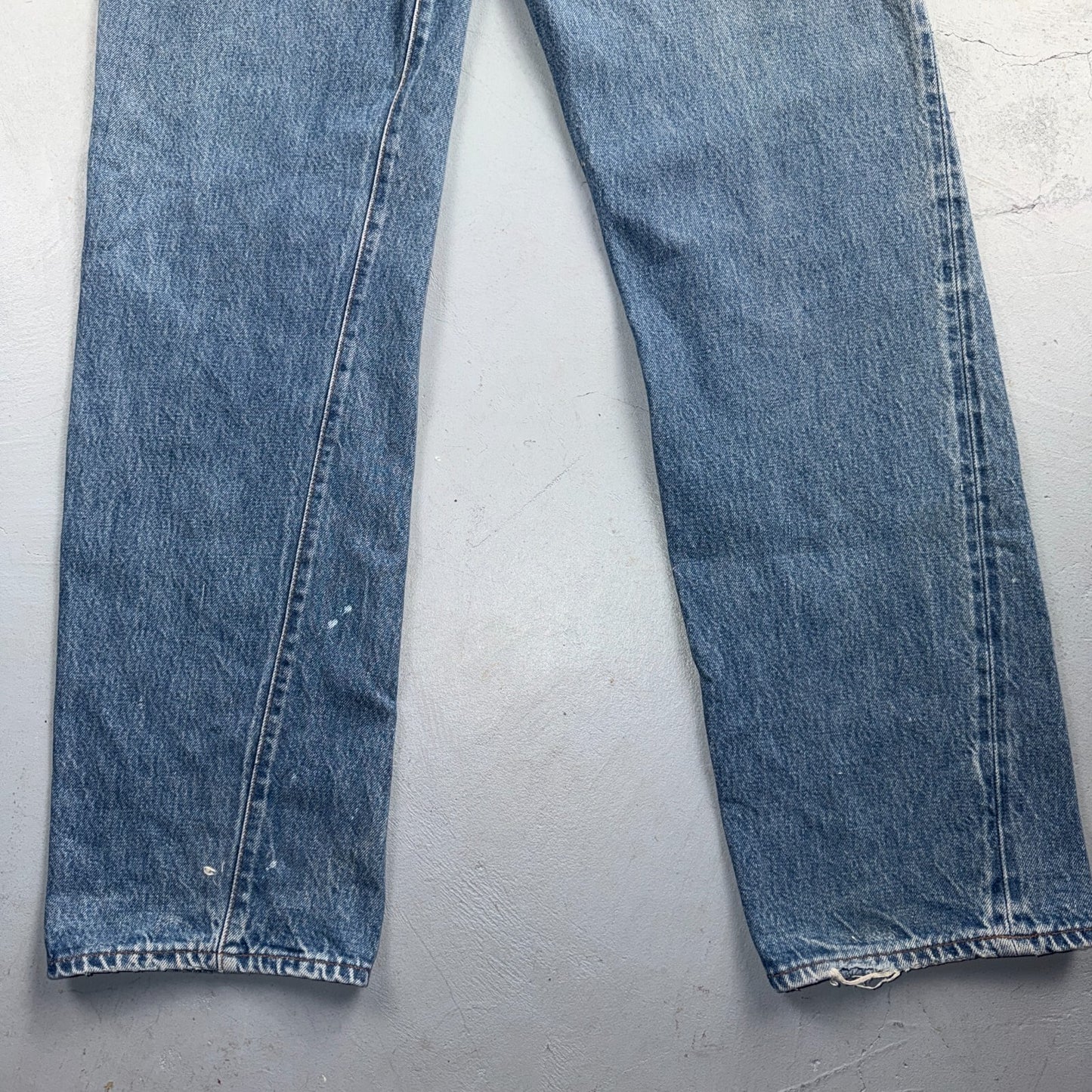 Levis 501 Vintage 80s Redline Selvedge USA XX Jeans Light Wash Act 33x32