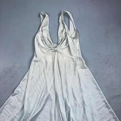 Vintage 1970s Olga Lingerie Slip Dress Sleepwear Full Sweep Nightgown Lace 70s
