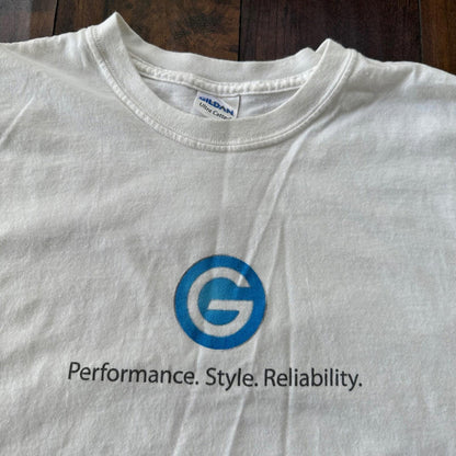 G Tech Vintage T Shirt SSD Thrashed Torn Rag Gym Tee Y2K Ripped Funny Rap Google