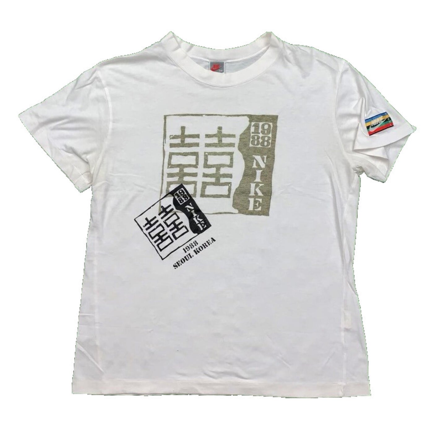 Nike Vintage T Shirt USA Rare Jordan 80s 1988 South Korea Olympics Seoul Tee