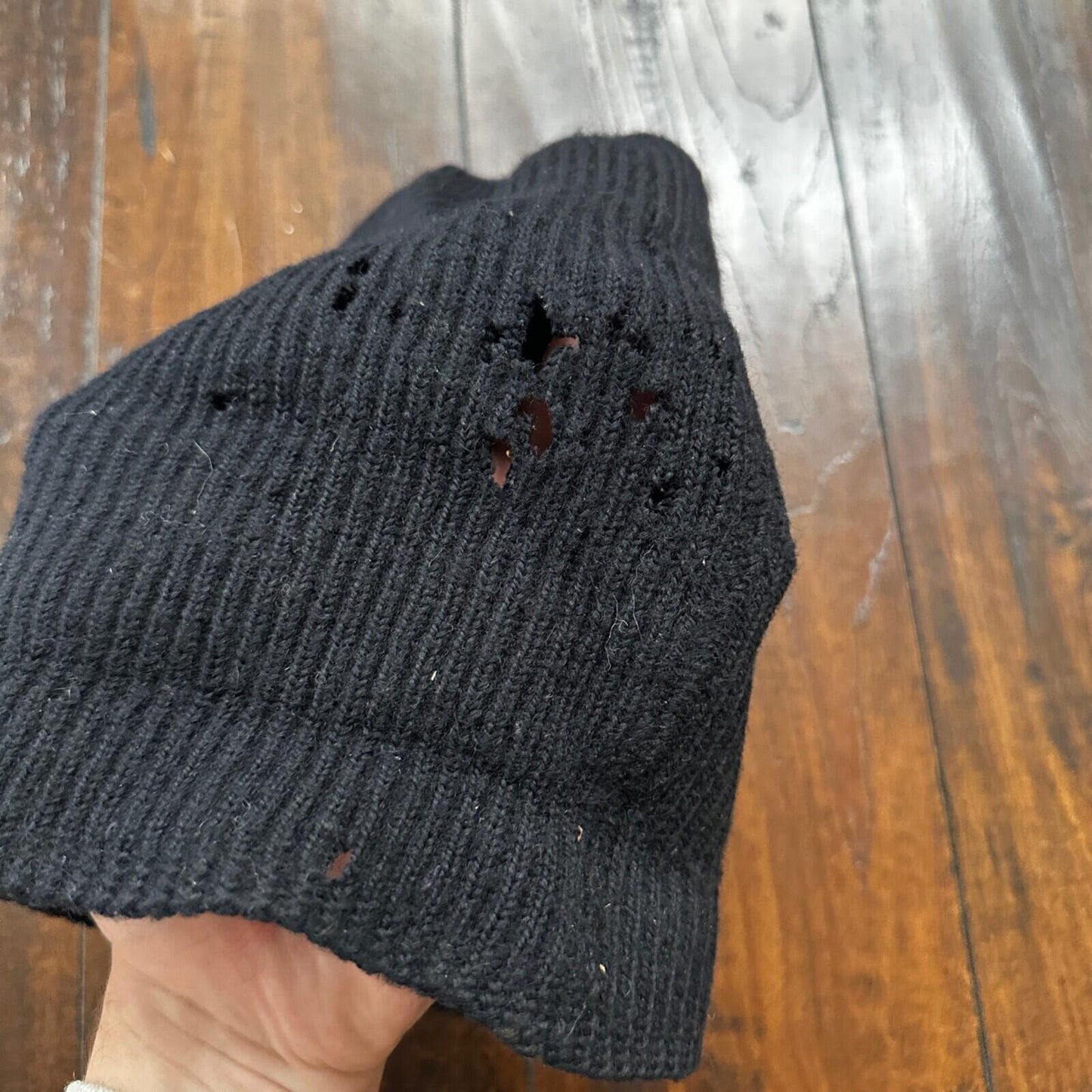 VTG USN Watch Cap Hat Rare Navy 50s 1940s Military Beanie Winter Wool WWII 40s