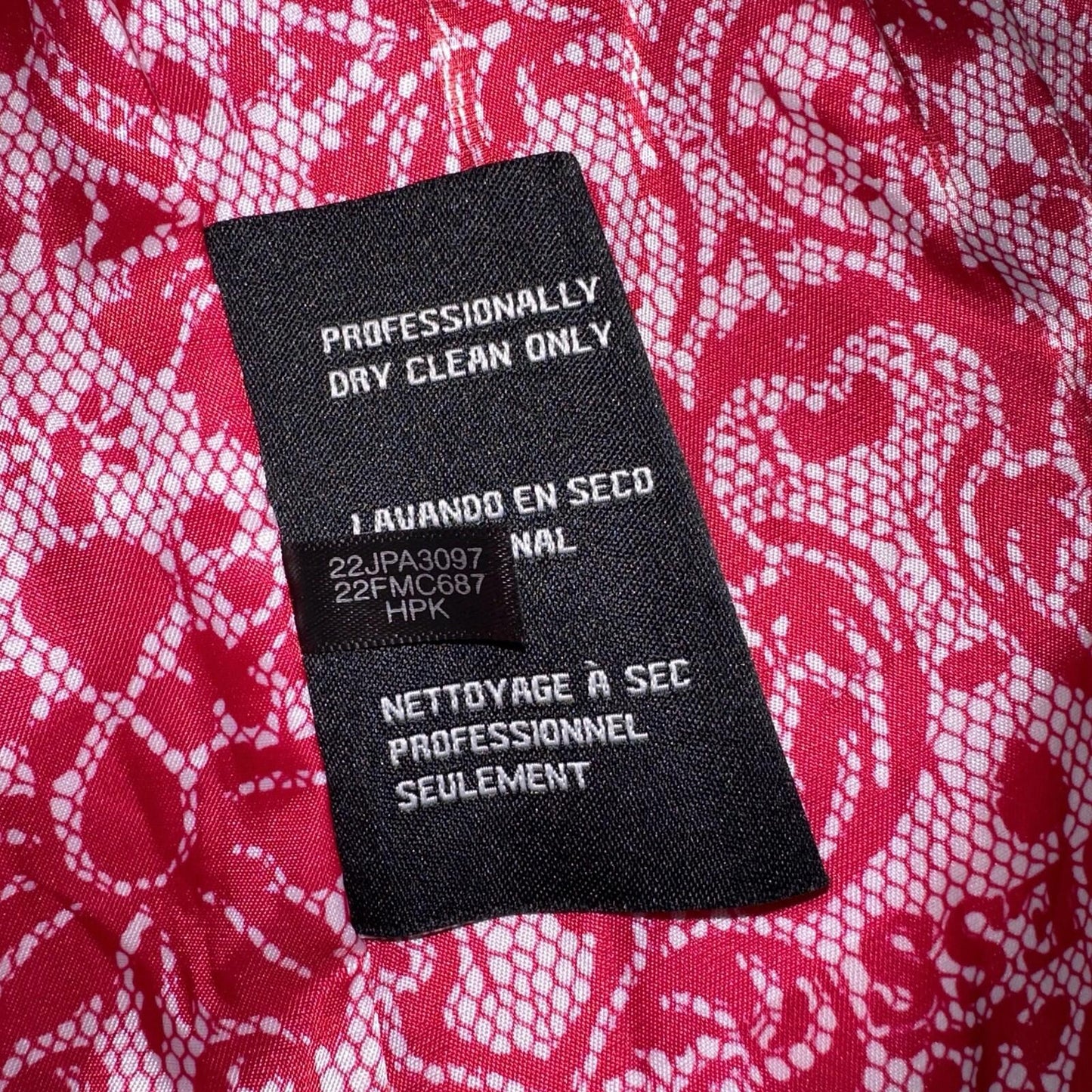 GUESS Pink Belted Peacoat Wmn Sz XS VTG Button Detail Zipper Trench Cute