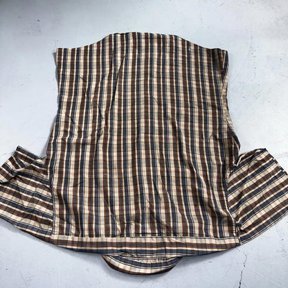 Levis VTG 1980s Button Shirt Mens L Plaid 80s Cowboy Shirt Korea Short Sleeve