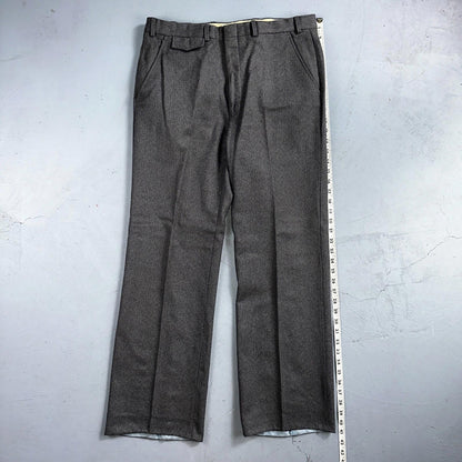 VTG Mens 2 PC Suit 41 Jacket Coat Pants Gray Rockabilly 80s Egon Von Furstenberg