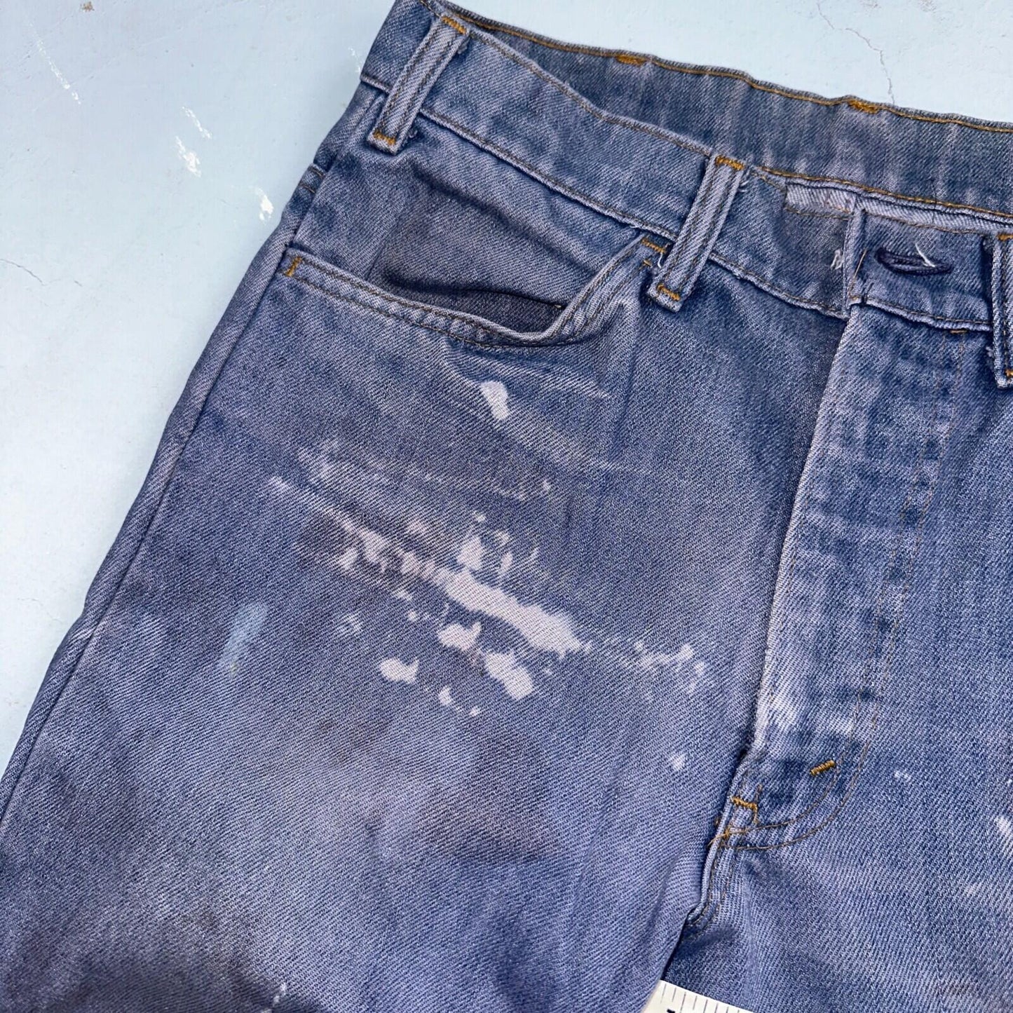 Levis 646 Vintage 70s USA Orange Tab Bootcut Flare Blue Bell Bottom Jeans 29x28