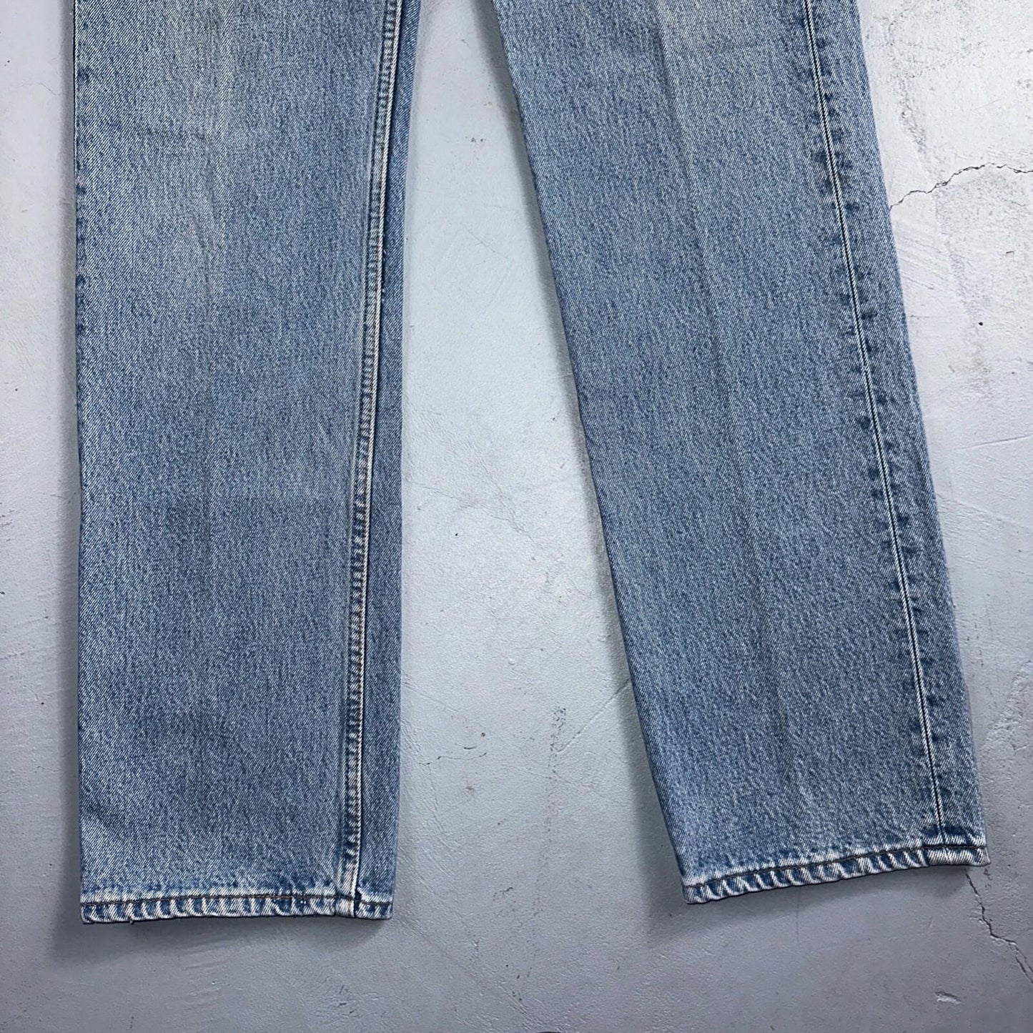 Levis 501 Vintage 90s USA XX Straight Leg Jeans Blue Light Wash 33x34 Act 31x33