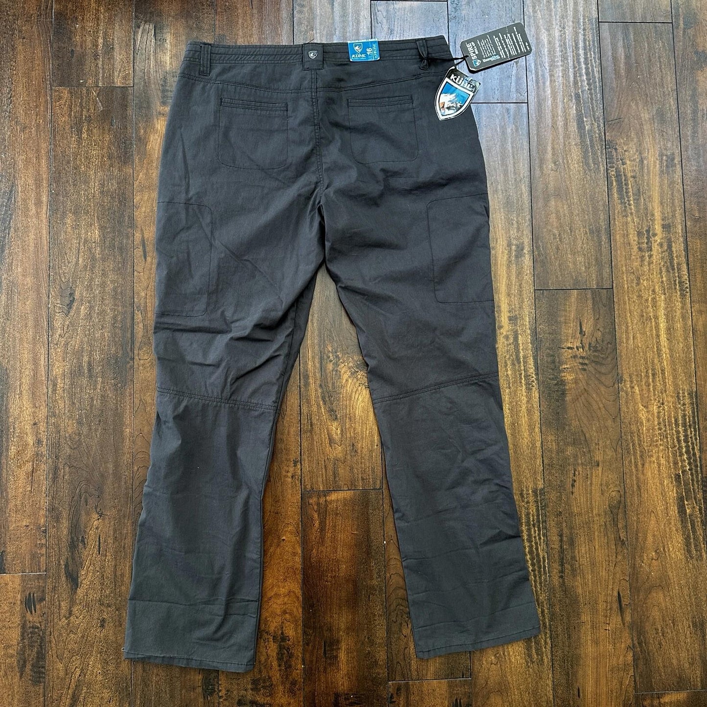 Kuhl Kurve Pants Womens 16 Black Low Rise Kanvas Stretch Legendary Pant 36x31