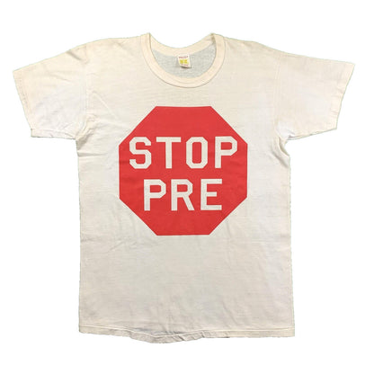 STOP PRE Vintage T Shirt OG Rare Nike Geisha Rap Hike Track Prefontaine 1972 70s