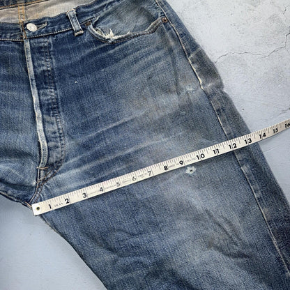 Levis 501 Big E Vintage 60s Redline Selvedge USA XX 1960s Jeans 66 Act 36x26