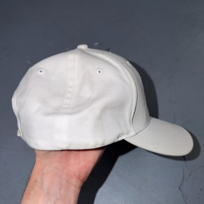 Rail America USA VTG Hat Baseball Cap Snapback Head Gear White Funny Humor Train
