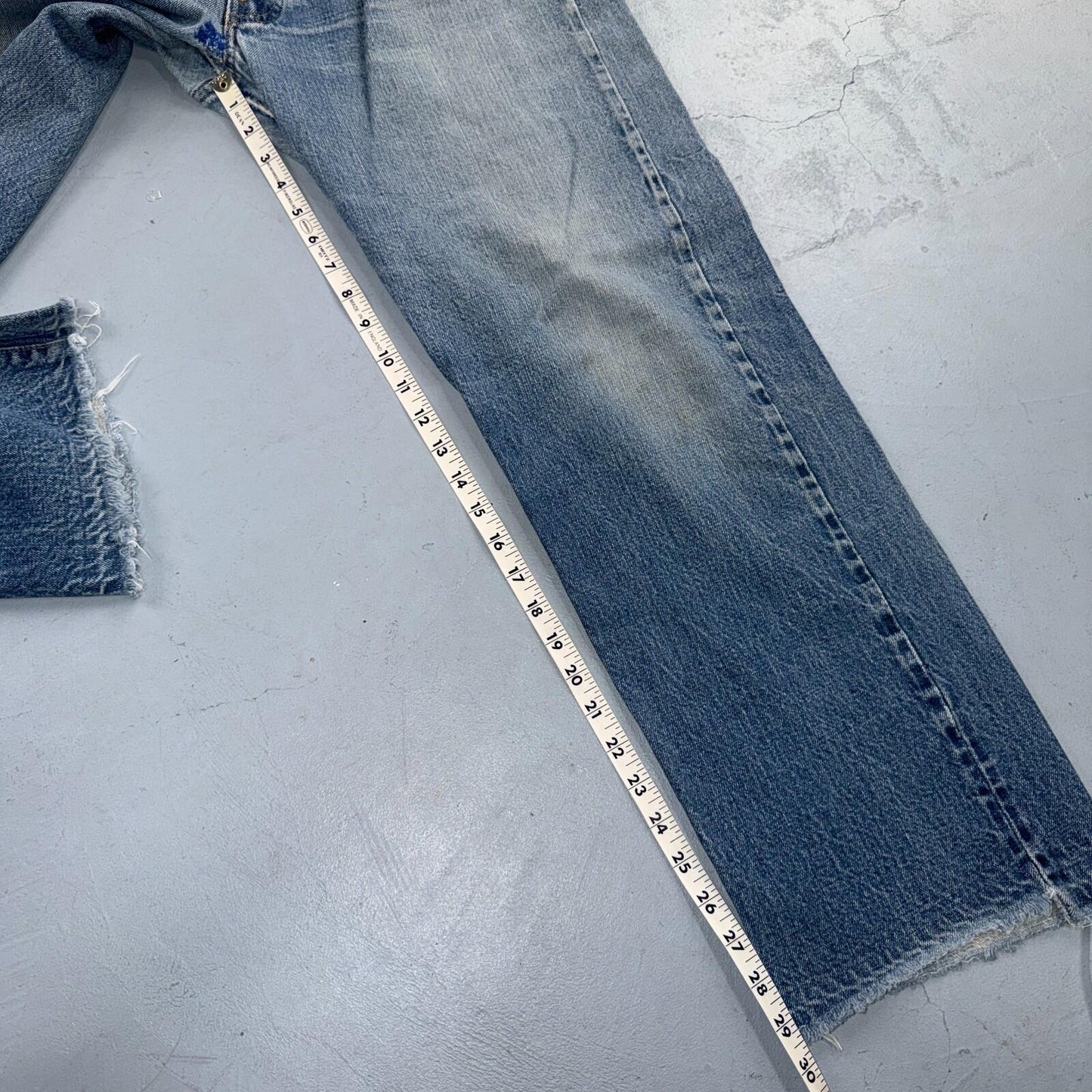 Levis 501 Vintage 70s SS Redline Selvedge USA XX Jeans Light Wash 38x33 Ac 35x29