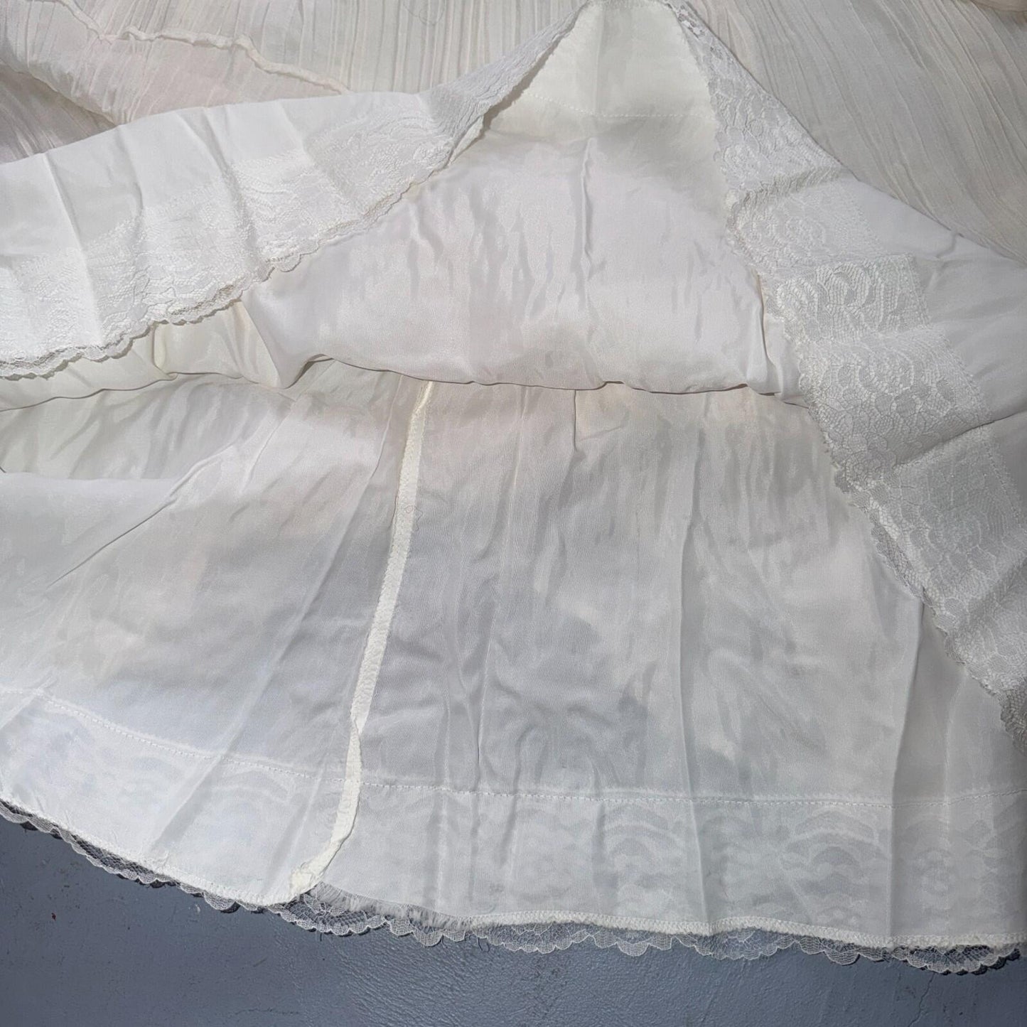 Gunne Sax ? Jessica San Francisco Wedding Dress VTG Lace 1970s Victorian Boho