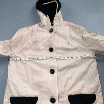 Vintage 50s White Stag Ski Jacket 1950s Rockabilly Stained Rare Puffer Quilt