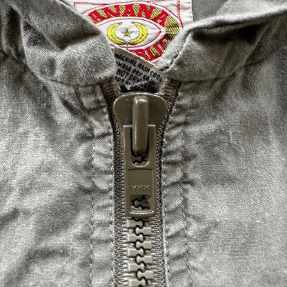 Vtg Banana Republic Size S Safari Travel Vest Animal Print RARE 70s
