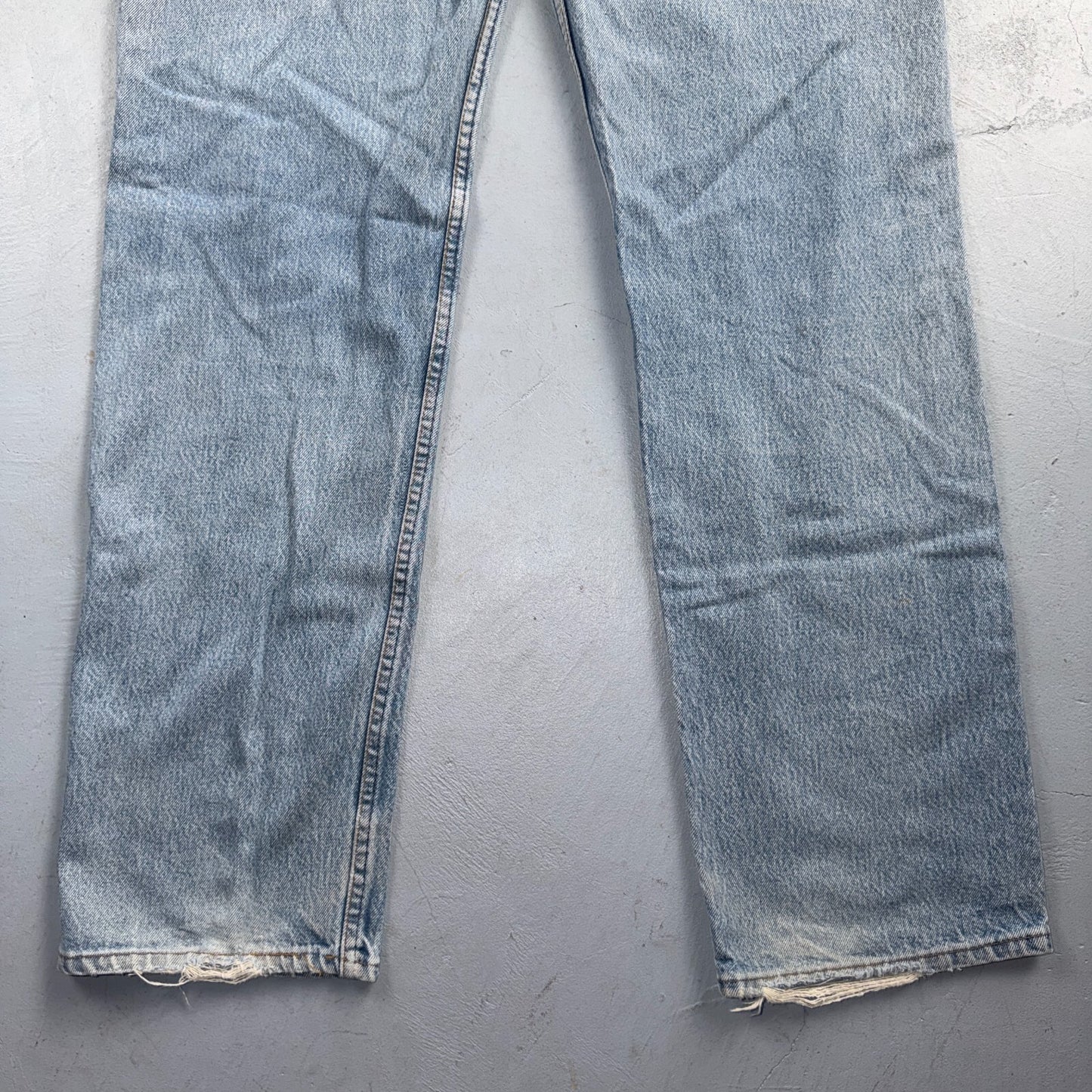 Levis 501 Vintage 80s USA XX Straight Leg Jeans Blue Light Wash 38x36 Act 36x32