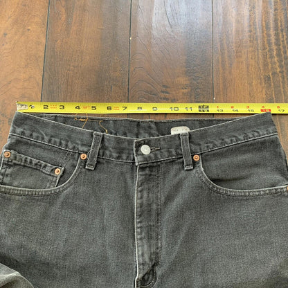 Vintage 90s Levis 505 XX 34x32 501 USA Jeans Black Canada Act 32x28