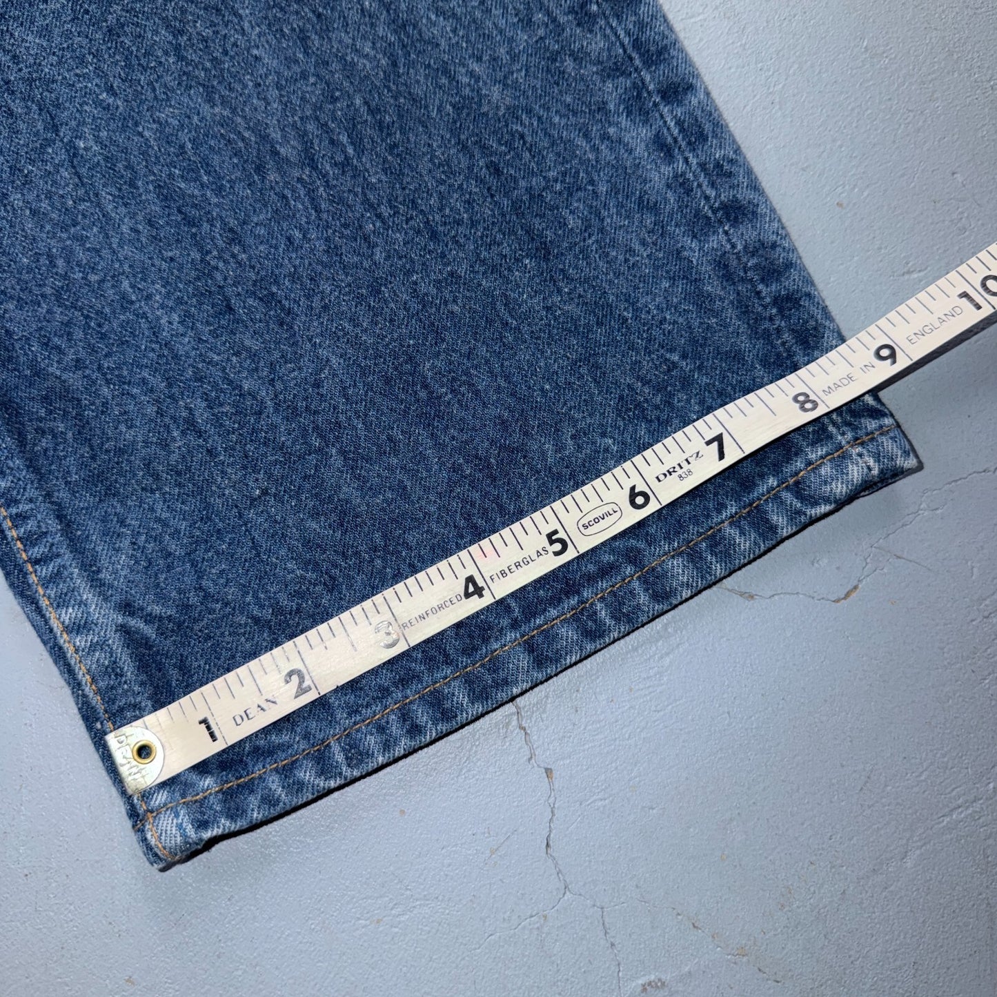 Levis 501 Vintage 80s USA XX Straight Leg Jeans Blue Med Wash 40x32 Act 39x29