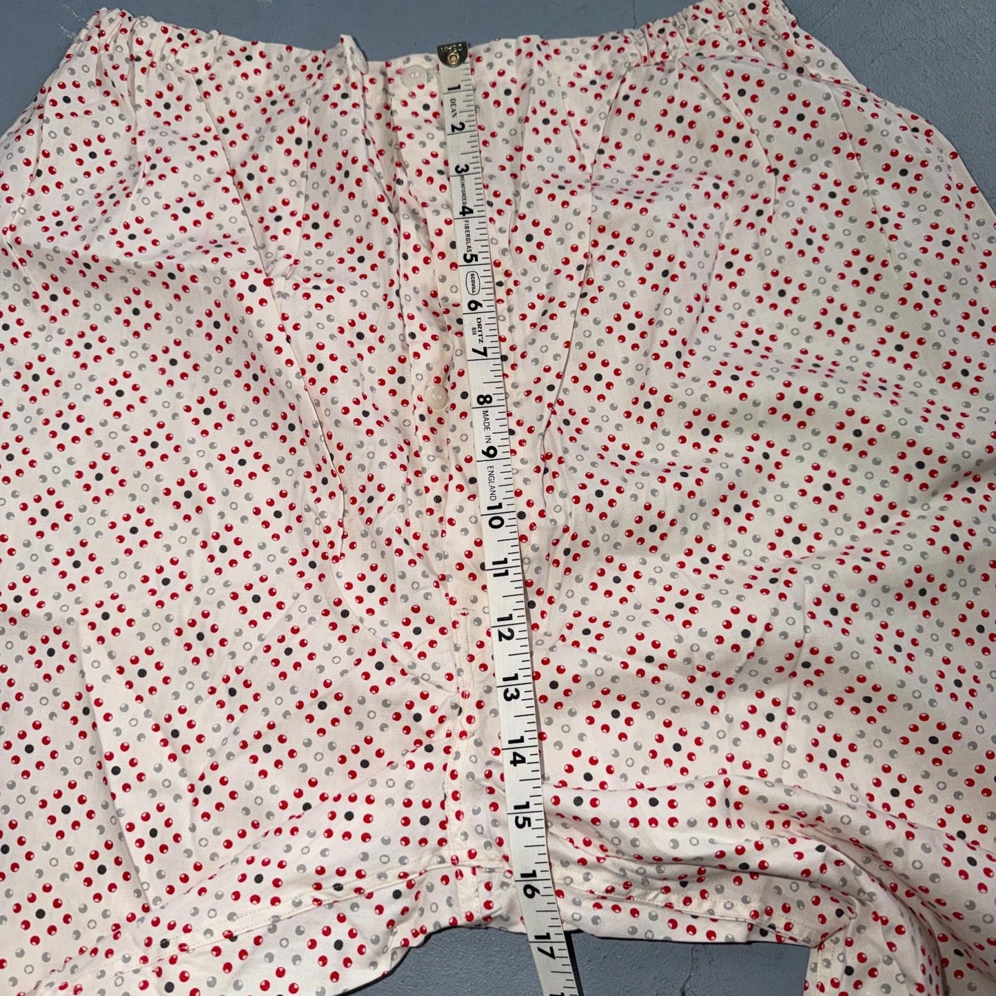 VTG 40s Penneys Cotton Flannel Pajama Set Shirt Pants Hollywood 1940s Rockabilly