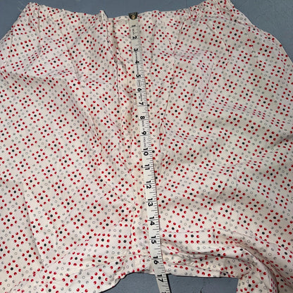 VTG 40s Penneys Cotton Flannel Pajama Set Shirt Pants Hollywood 1940s Rockabilly