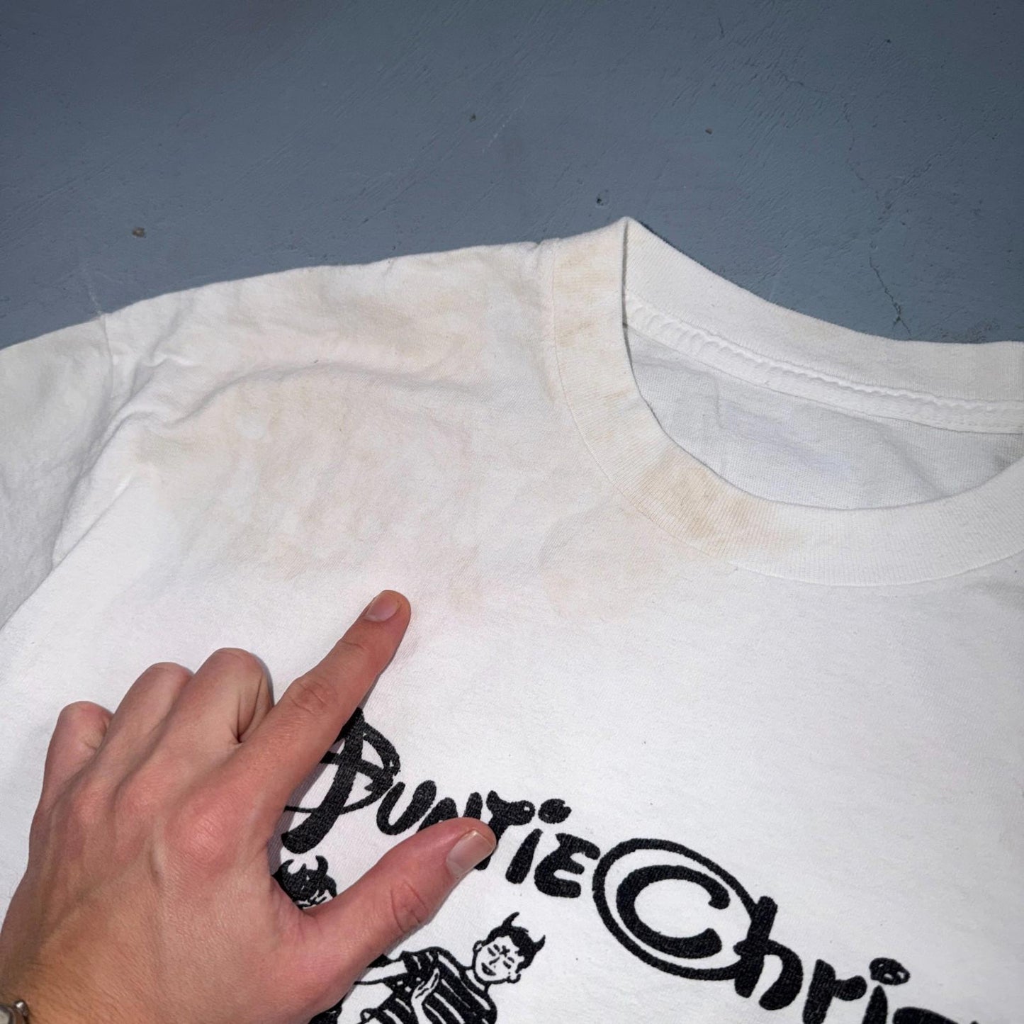 Auntie Christ VTG Disney T Shirt Spoof Marilyn Manson 666 Anti Funny Music Metal