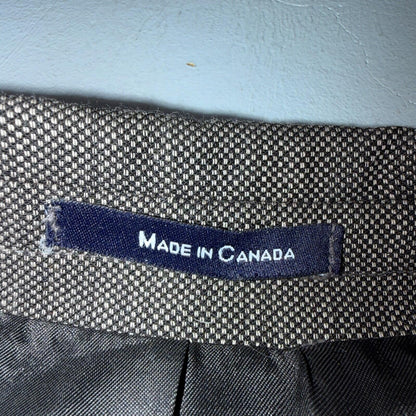 1990s Chaps Ralph Lauren VTG Mens 2 PC Suit 48 Jacket Coat Pants Gray Wool