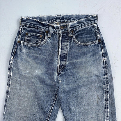 Levis 501 Big E Vintage 60s Redline Selvedge USA XX 1960s Jeans 66 Act 26x31