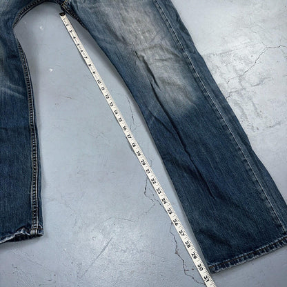 Levis 501 Vintage Y2K XX Straight Leg Jeans Blue Med Wash 33x32 Act 32x31