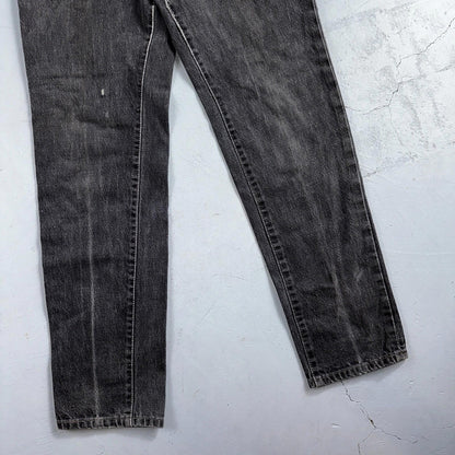 Levis 501 Vintage 80s USA XX Straight Leg Jeans Womens Faded Grey Wash Act 26x31