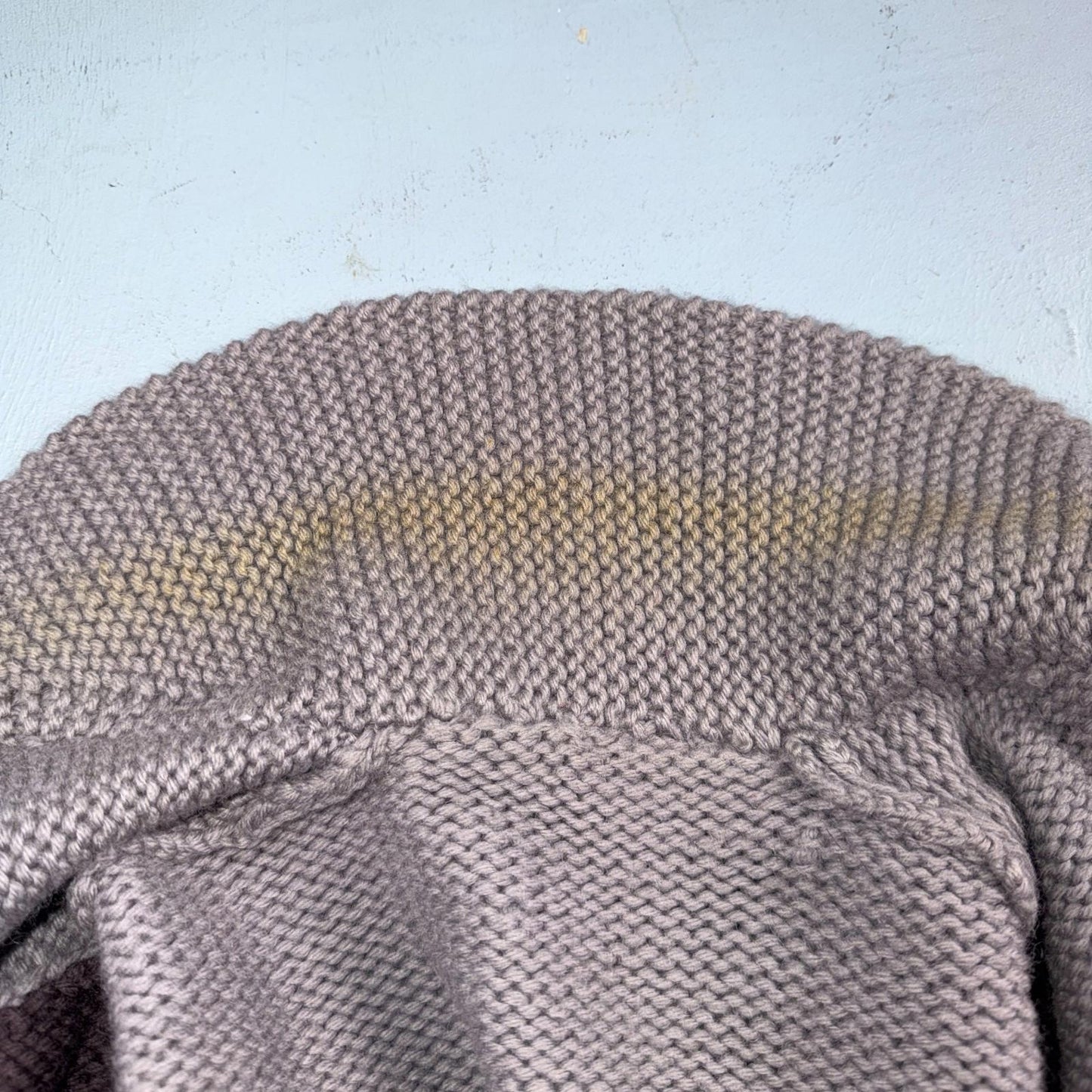 VTG 1950s Hand Knit Wool Cowichan Cardigan Sweater Jacket Race Cars Medium RARE