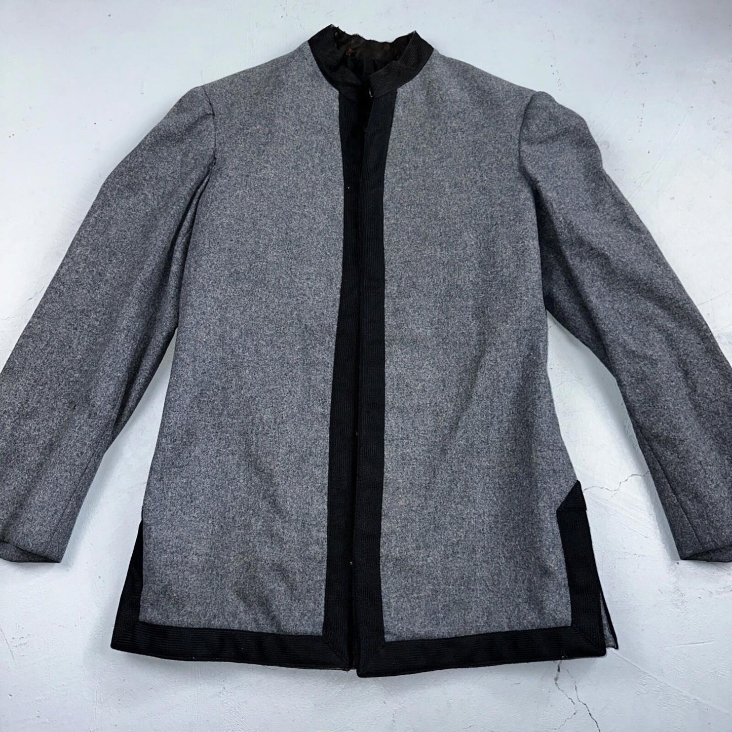 Antique 1900s Union USMA US Military Academy Cadet Uniform Gray Wool Jacket