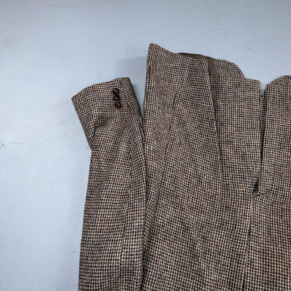 Harris Tweed PBM Vintage 42 Blazer Gray Herringbone Wool Sport Coat USA 1970s