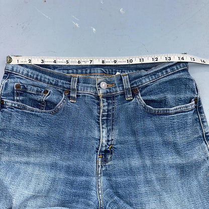 Vintage Levis 505 Straight Leg Jeans Womens 10 S Mis Blue USA 90s Y2K 29x28