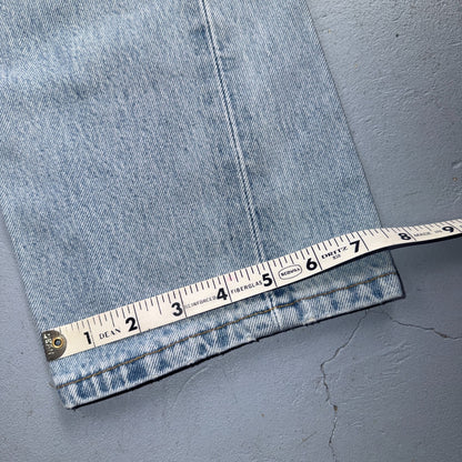 Levis 501 Vintage 90s USA XX Straight Leg Jeans Blue Light Wash 30x34 Act 29x32