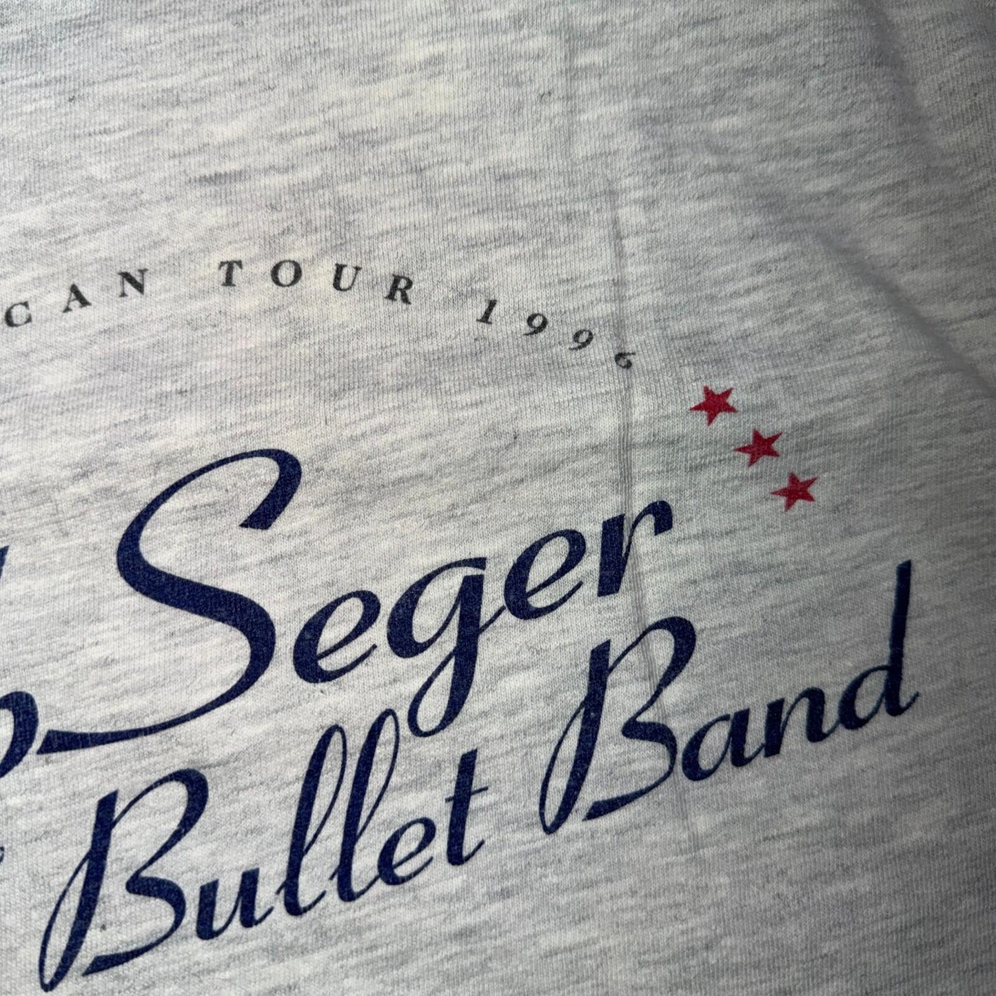 Vintage Bob Seger & The Silver Bullet Shirt Mens L Band North American Tour 90s