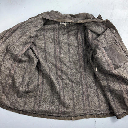 Ben Davis Jacket VTG 90s Canvas Blanket Lined Chore Workwear USA 3XL Detroit
