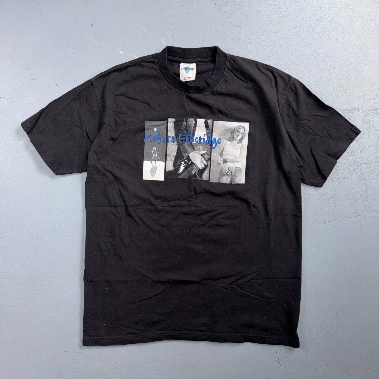 Vintage 2001 Melissa Etheridge Tour Shirt Size L Live And Alone Cygnus Band Tee