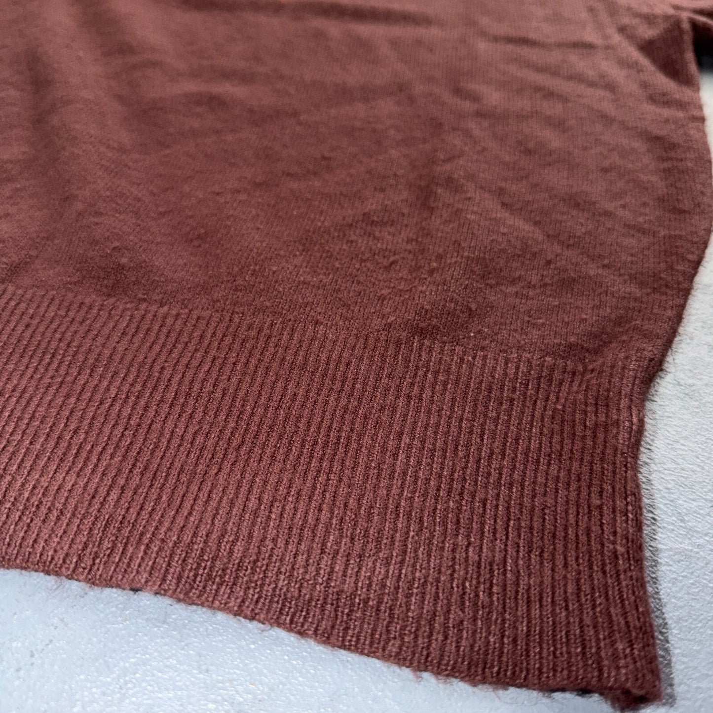 VTG 50s Penneys Brown Short Sleeve Knit Sweater Womens 36 Rockabilly 1950s Rare