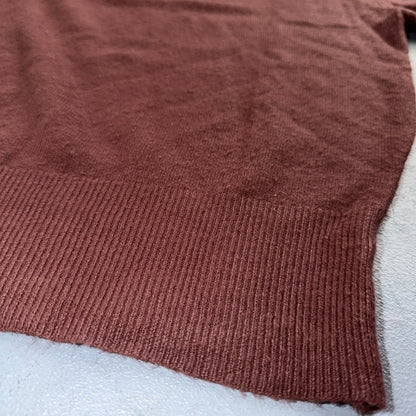 VTG 50s Penneys Brown Short Sleeve Knit Sweater Womens 36 Rockabilly 1950s Rare