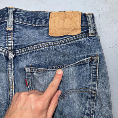 Levis 501 Big E Vintage 60s Redline Selvedge USA XX 1960s Jeans 66 Act 31x33
