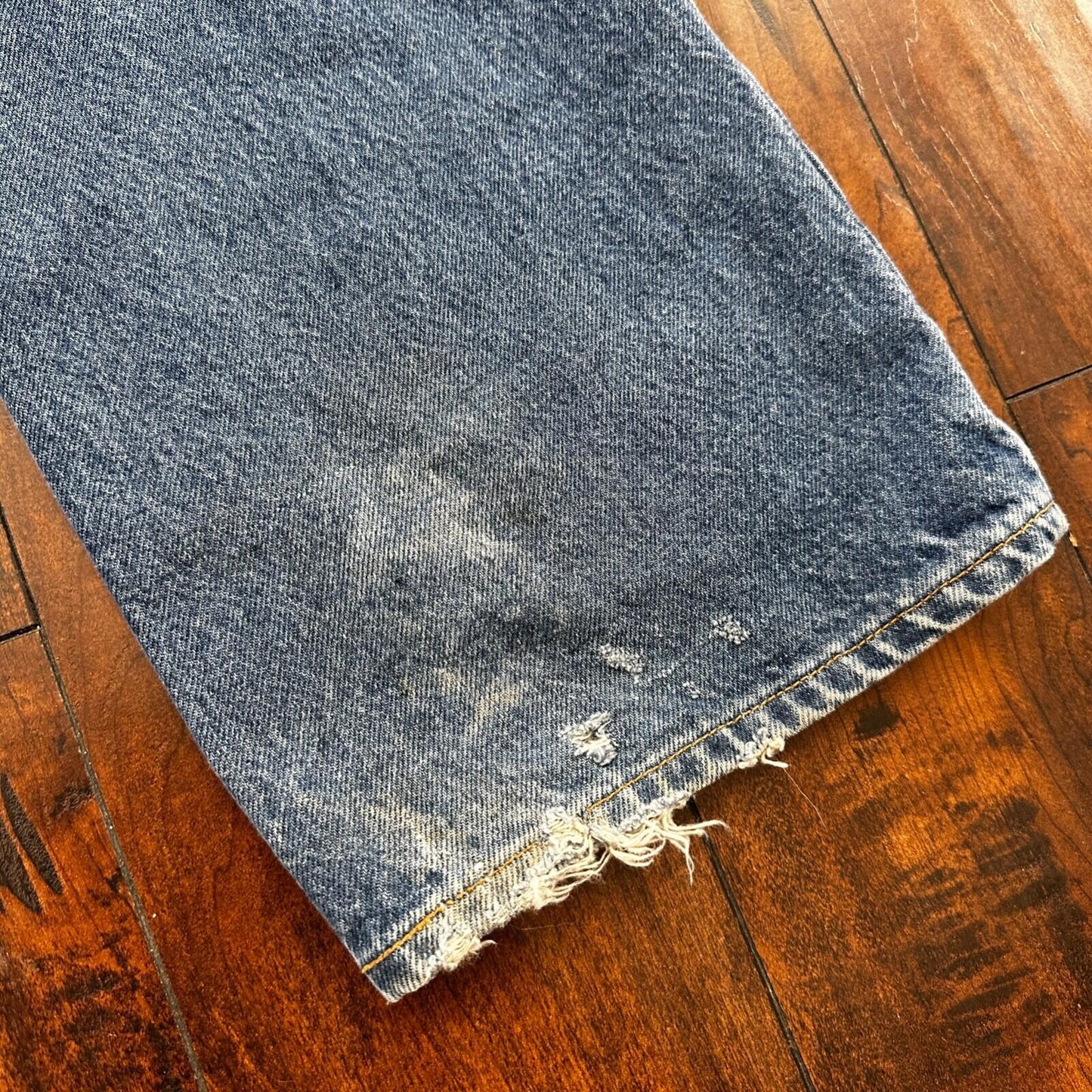 Levis 517 Vintage 90s USA Orange Tab Bootcut Flare Blue Jeans 38x32 Act 35x30