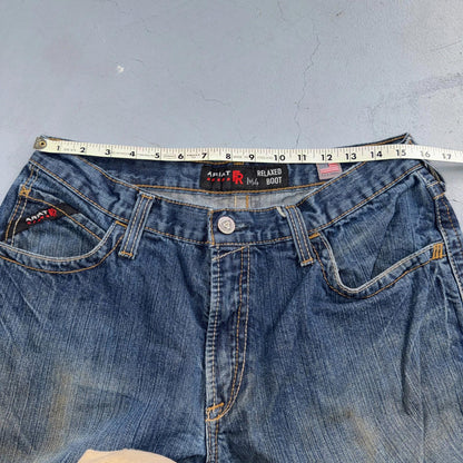 Ariat M4 FR Relaxed Boot Cut Men’s Blue Denim Jeans Size 34x36 CAT2 2112