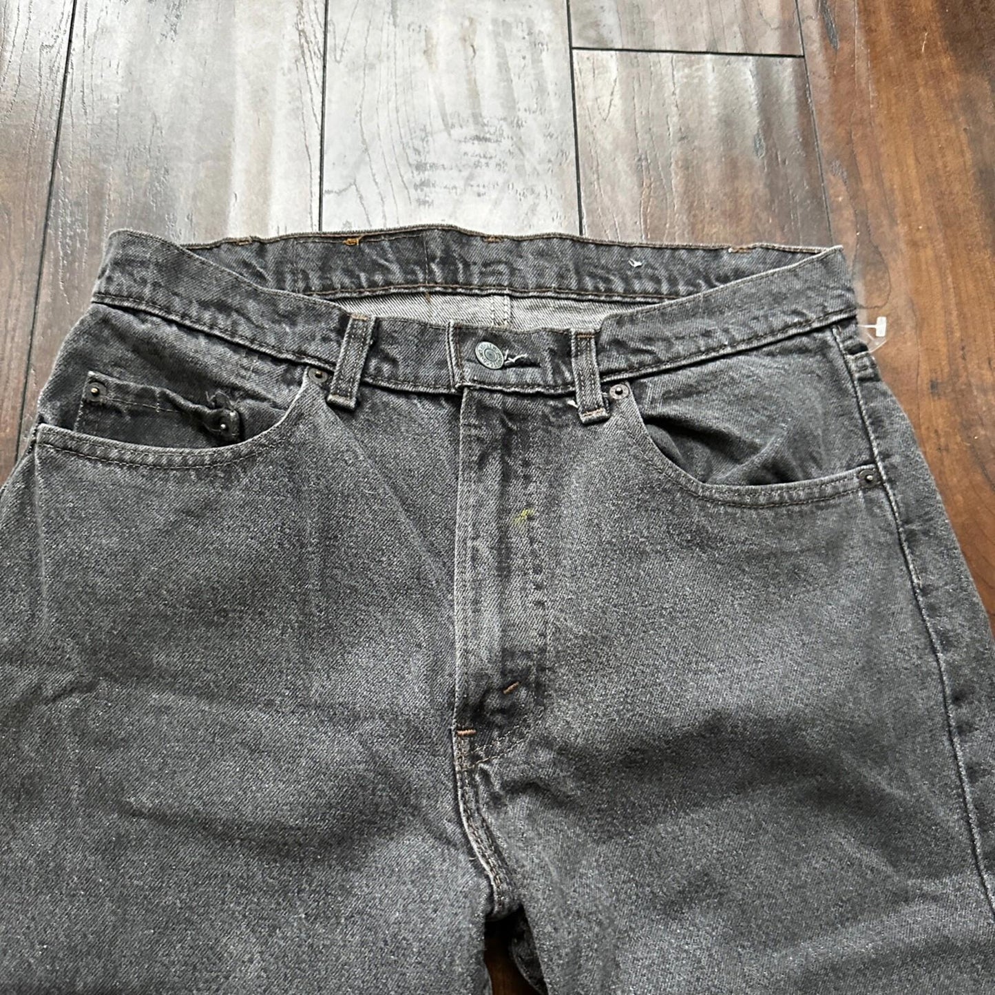 Vintage 90s Levis 505 34x30 Made In USA Tag Jeans Faded Grey 501 80s 31x28