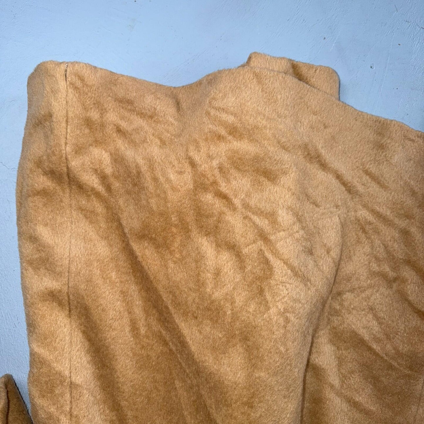 VTG Lilli Ann Tan Swing Coat Womens Tisse a Paris Brushed Wool San Francisco