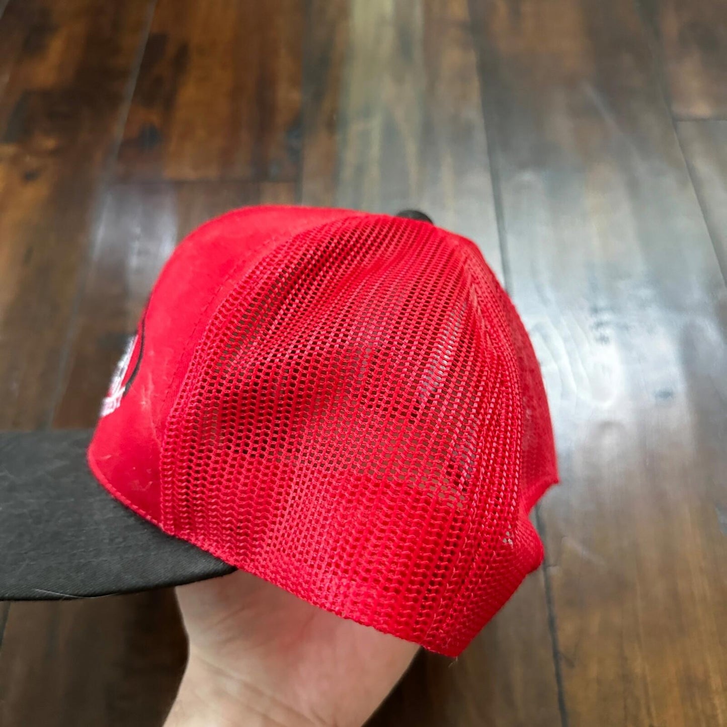 Worlds Greatest Grandpa VTG Hat Cap Snapback Funny Cute Gift Dad Red