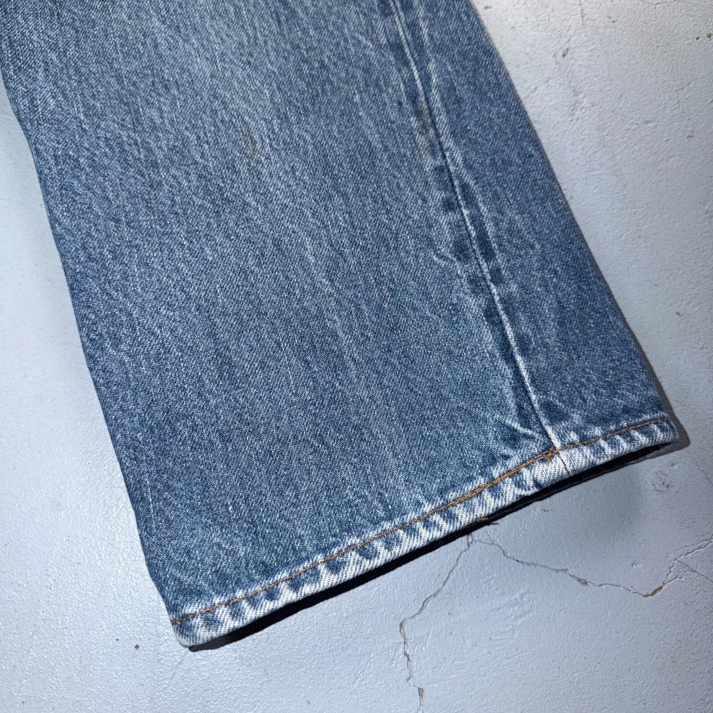 Levis 501 Vintage 80s Redline Selvedge USA XX Jeans Light Wash 30x34 Act 28x29