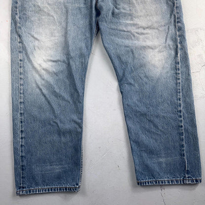 Levis 501 Vintage Y2K XX Straight Leg Jeans Blue Light Wash 44x30 Act 40x26