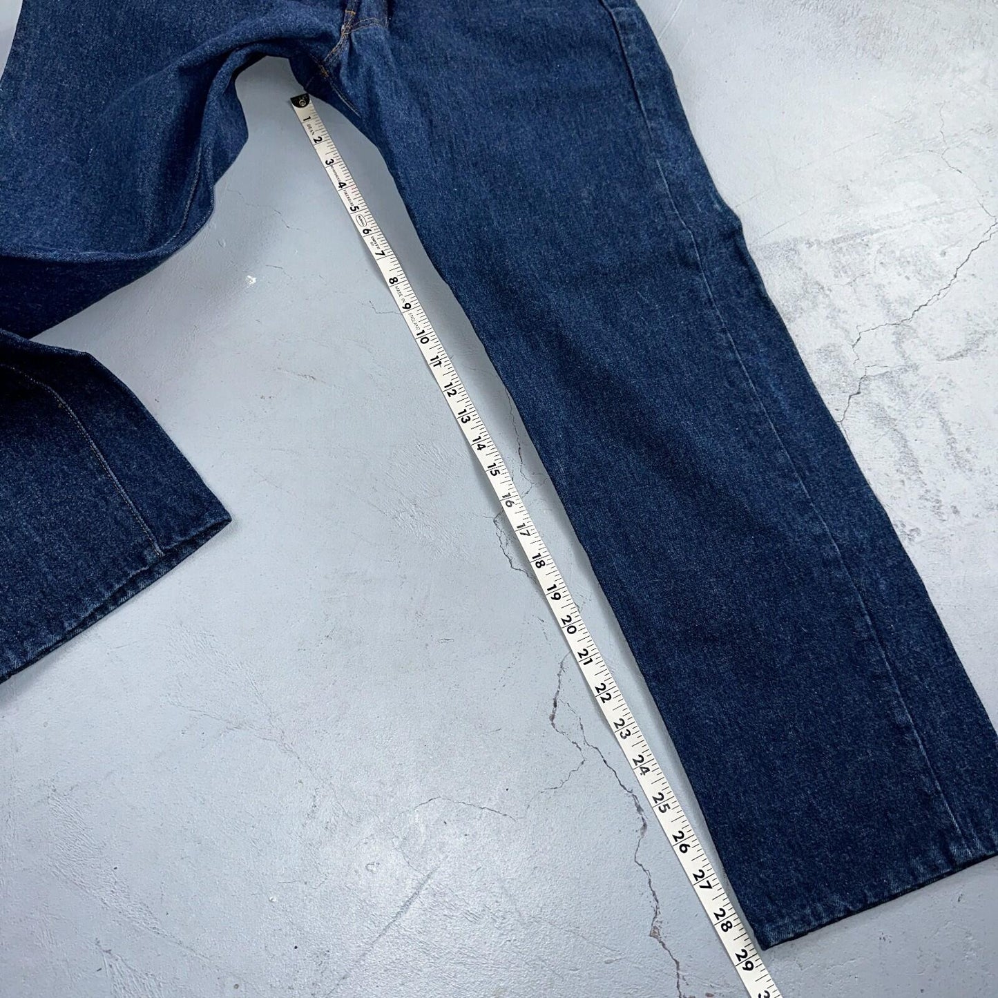 Levis 501 Vintage 80s USA XX Straight Leg Jeans Blue Dark Wash 34x34 Act 30x29