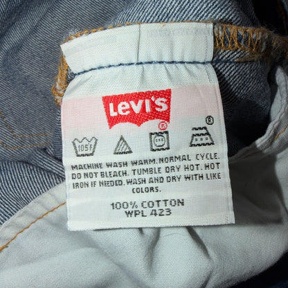 Levis 501 Vintage 90s Y2K XX Straight Leg Jeans Blue Dark Wash 38x32 Act 37x29