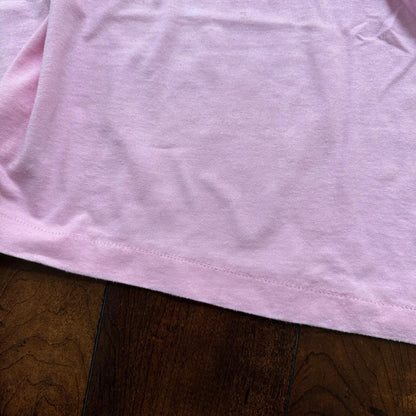 Screen Stars XL Pink Cross Cactus Arizona Travel USA Vintage T Shirt 80s Lake